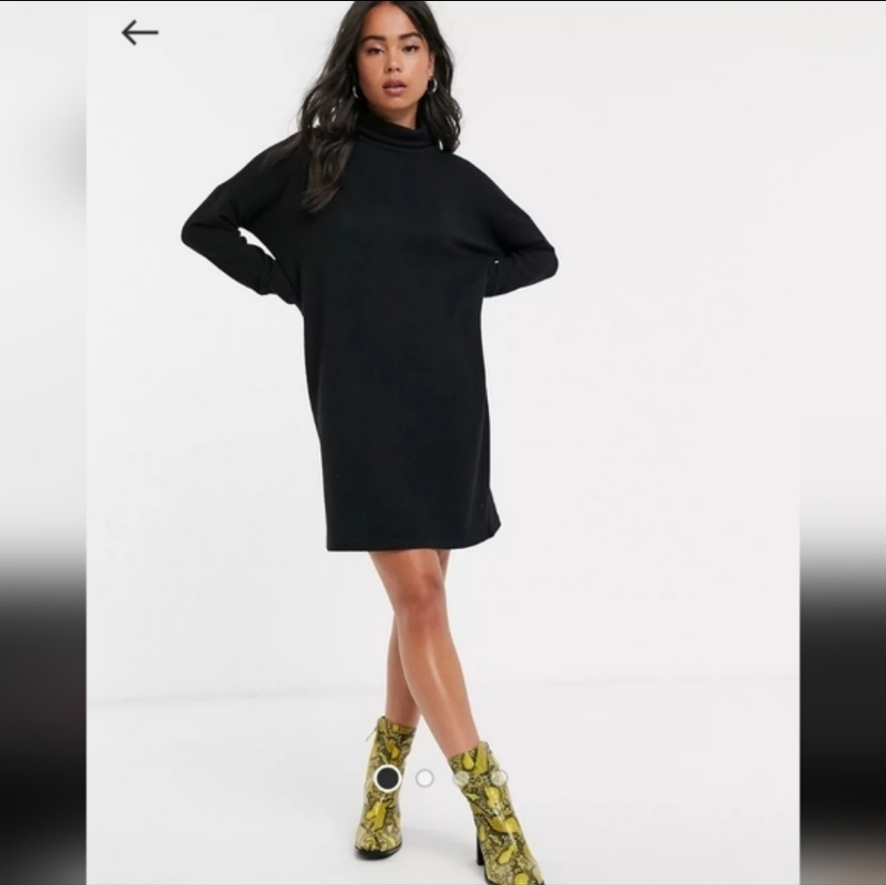 NWOT Noisy May Roll Neck Mini Sweater Dress